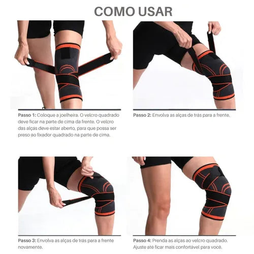 Joelheira Ortopédica Comfort Ultra YepOnline - Alívio para Seus Joelhos - (1 Unid)